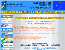 Tablet Screenshot of akj.lingwista.org.pl