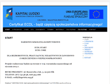 Tablet Screenshot of ecdl.lingwista.org.pl