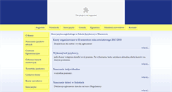 Desktop Screenshot of lingwista.pl