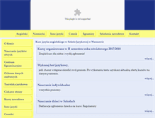 Tablet Screenshot of lingwista.pl